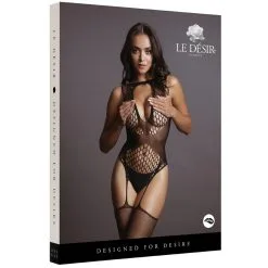 Le Desir Combi Sexy CONTRAST SUSPENDER Noir 8 Le Desir Combi Sexy CONTRAST SUSPENDER Noir -FÉMINITÉS boutique combi sexy contrast suspender noir 2