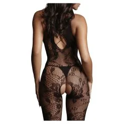 Le Desir Combi Sexy CRISS CROSS NECK Noir 11 Le Desir Combi Sexy CRISS CROSS NECK Noir -FÉMINITÉS boutique combi sexy criss cross neck noir 5