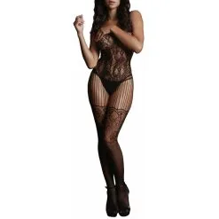 Le Desir Combi Sexy LACE FISHNET Noir