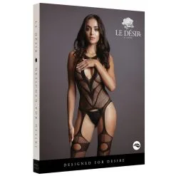 Le Desir Combi Sexy SUSPENDER Noir 8 Le Desir Combi Sexy SUSPENDER Noir -FÉMINITÉS boutique combi sexy suspender noir 2