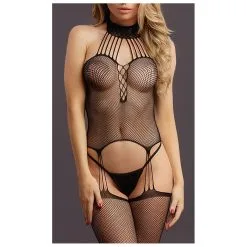 Le Desir Combinaison Ouverte Hypnotic - Noir -FÉMINITÉS boutique combinaison ouverte hypnotic noir 4