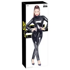 Black Level Combinaison VINYL OVERALL Noire -FÉMINITÉS boutique combinaison vinyl overall noire 5