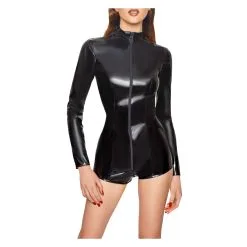 Black Level Combinaison VINYL SHORT Noire