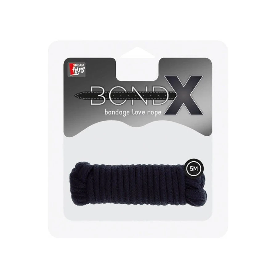 Bondx Corde Bondage Fine 5m Noir 2 Bondx Corde Bondage Fine 5m Noir – Image 2