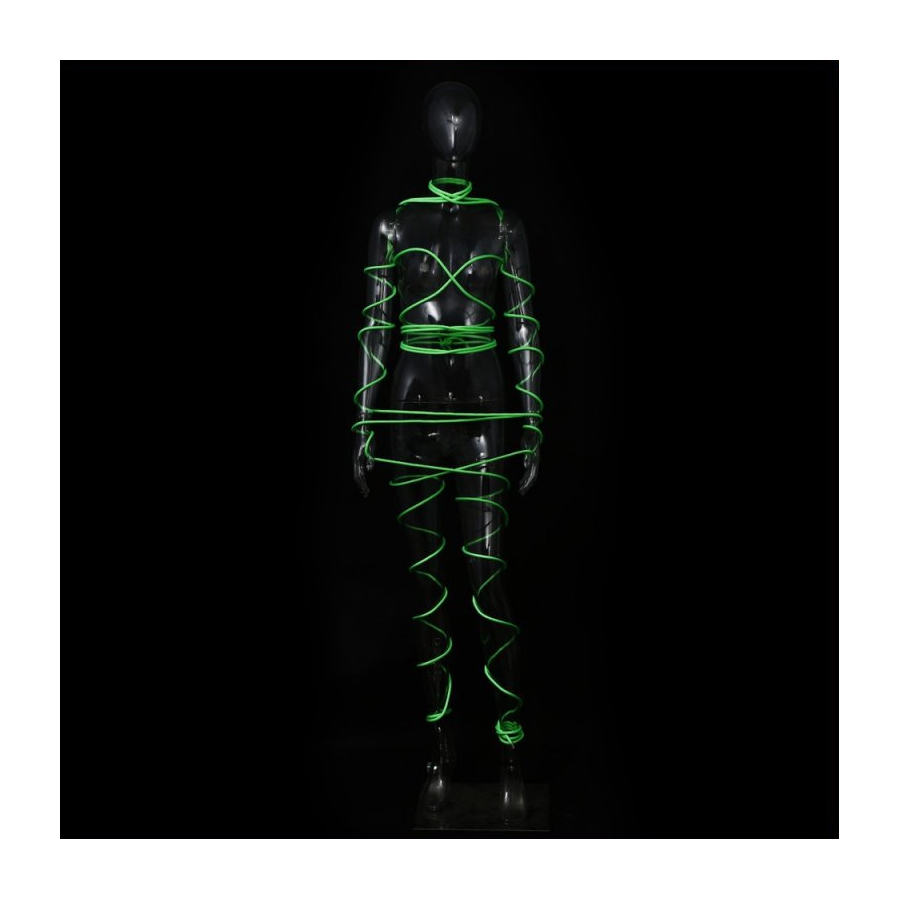 FUKR Corde De Bondage LUMINOUS 5M Verte 3 FUKR Corde De Bondage LUMINOUS 5M Verte – Image 3