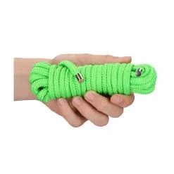 Ouch! Glow Corde De Bondage Phosphorescente GLOW ROPE 5M -FÉMINITÉS boutique corde de bondage phosphorescente glow rope 5m 3