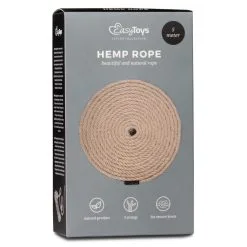 Easytoys Fetish Collection Corde SM HEMP ROPE Chanvre 5M -FÉMINITÉS boutique corde sm hemp rope chanvre 5m 1