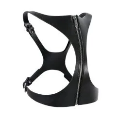 Kinky Party Corset SM Vinyle Noir 8 Kinky Party Corset SM Vinyle Noir -FÉMINITÉS boutique corset sm vinyle noir 2