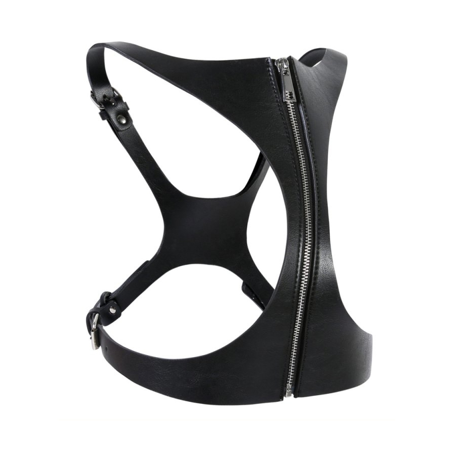 Kinky Party Corset SM Vinyle Noir 3 Kinky Party Corset SM Vinyle Noir – Image 3