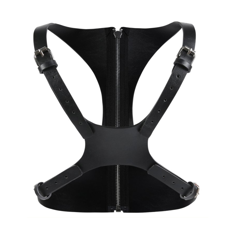 Kinky Party Corset SM Vinyle Noir 5 Kinky Party Corset SM Vinyle Noir – Image 5