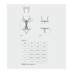 Obsessive Costume Gepardina 3 Pieces -FÉMINITÉS boutique costume gepardina 3 pieces 3