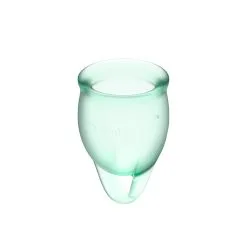Satisfyer Coupes Menstruelles FEEL CONFIDENT X2 Vert 10 Satisfyer Coupes Menstruelles FEEL CONFIDENT X2 Vert -FÉMINITÉS boutique coupes menstruelles feel confident x2 vert 1 2