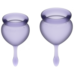 Satisfyer Coupes Menstruelles FEEL GOOD X2 Lilas