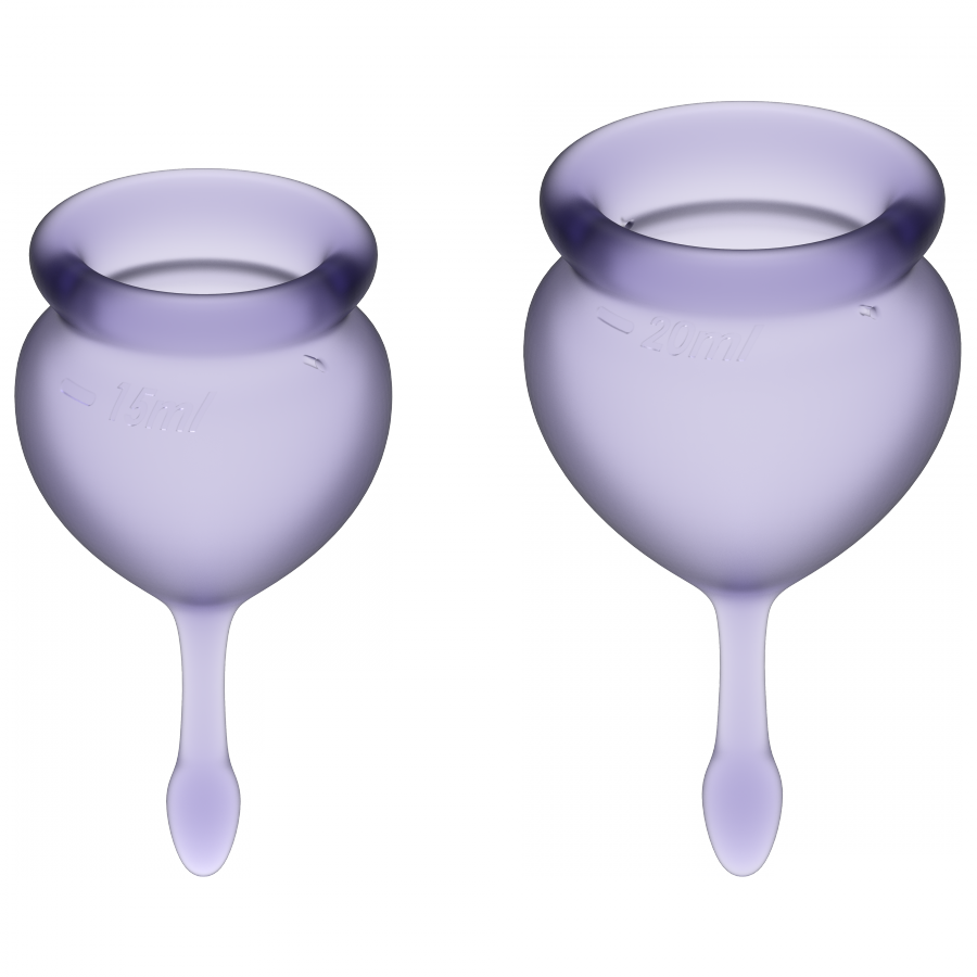 Satisfyer Coupes Menstruelles FEEL GOOD X2 Lilas 1 Satisfyer Coupes Menstruelles FEEL GOOD X2 Lilas