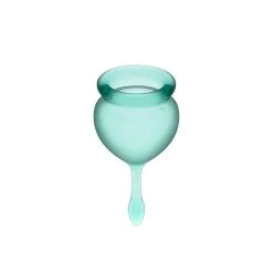 Satisfyer Coupes Menstruelles FEEL GOOD X2 Vert 10 Satisfyer Coupes Menstruelles FEEL GOOD X2 Vert -FÉMINITÉS boutique coupes menstruelles feel good x2 vert 2