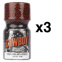 BGP Leather Cleaner COWBOY BLACK LABEL10ml X3