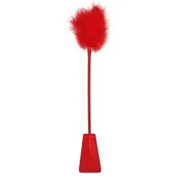 Ouch! Cravache Et Plumeau OUCH 43cm Rouge