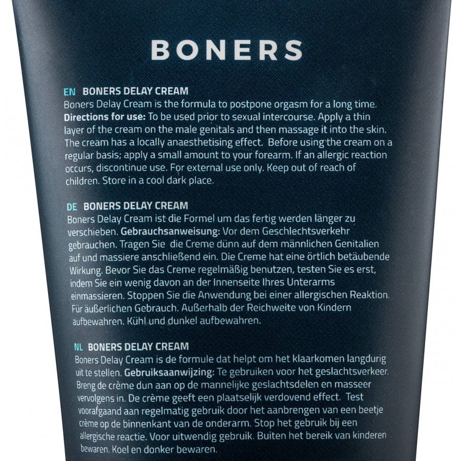Boners Crème De Pénis Retardante LAST LONGER 100mL 4 Boners Crème De Pénis Retardante LAST LONGER 100mL – Image 4