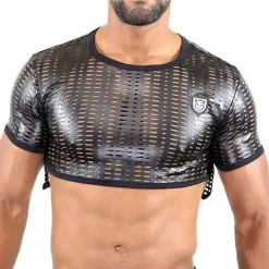 TOF Paris Crop Top CENTURION Noir