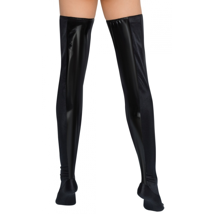 Black Level Cuissardes VINYL BED BOOTS Noire 2 Black Level Cuissardes VINYL BED BOOTS Noire – Image 2