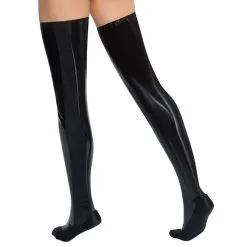 Black Level Cuissardes VINYL BED BOOTS Noire 6 Black Level Cuissardes VINYL BED BOOTS Noire -FÉMINITÉS boutique cuissardes vinyl bed boots noire 2