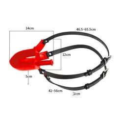 KINKgear Cup Uro Pissotière Rouge -FÉMINITÉS boutique cup uro pissotiere rouge 4