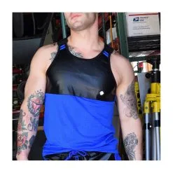 Breedwell Débardeur DOMINATOR Noir-Bleu