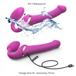 Dildo MULTI ORGASM Strap-On-Me M 15 X 3.8cm Fuchsia 11 Dildo MULTI ORGASM Strap-On-Me M 15 X 3.8cm Fuchsia -FÉMINITÉS boutique dildo multi orgasm strap on me m 15 x 38cm fuchsia 5