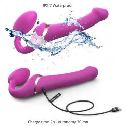 Dildo MULTI ORGASM Strap-On-Me S 14.5 X 3.4cm Fuchsia 11 Dildo MULTI ORGASM Strap-On-Me S 14.5 X 3.4cm Fuchsia -FÉMINITÉS boutique dildo multi orgasm strap on me s 145 x 34cm fuchsia 5