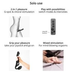 Dildo MULTI ORGASM Strap-On-Me S 14.5 X 3.4cm Noir 8 Dildo MULTI ORGASM Strap-On-Me S 14.5 X 3.4cm Noir -FÉMINITÉS boutique dildo multi orgasm strap on me s 145 x 34cm noir 2