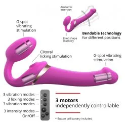 Dildo MULTI ORGASM Strap-On-Me XL 16 X 4.7cm Fuchsia 10 Dildo MULTI ORGASM Strap-On-Me XL 16 X 4.7cm Fuchsia -FÉMINITÉS boutique dildo multi orgasm strap on me xl 16 x 47cm fuchsia 4