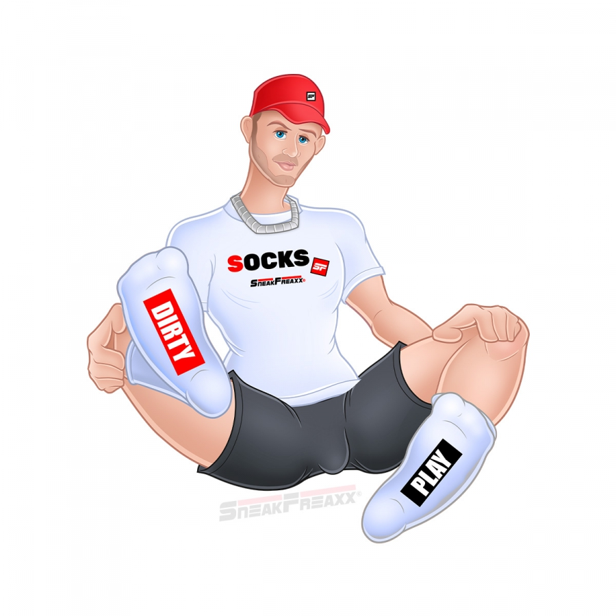 Chaussettes Blanches DIRTY PLAY Sneakfreaxx 2 Chaussettes Blanches DIRTY PLAY Sneakfreaxx – Image 2