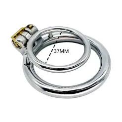 Cocklock Double Anneau Pénien En Métal DUO RINGS 37mm -FÉMINITÉS boutique double anneau penien en metal duo rings 37mm 4