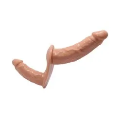 Generique Double Gode Ceinture STRAP DUO 13 X 3.7cm -FÉMINITÉS boutique double gode ceinture strap duo 13 x 37cm 2