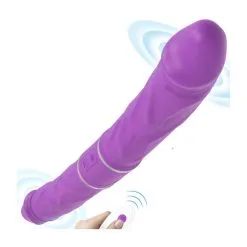 Generique Double Gode Vibrant CICI 35 X 3.3cm Violet
