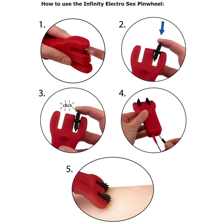 ElectraStim Double Roue à Picots Electrostim INFINITY 3 ElectraStim Double Roue à Picots Electrostim INFINITY – Image 3