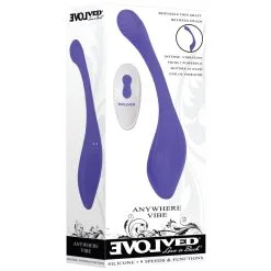 Evolved Double Stimulateur ANYWHERE VIBE 20cm -FÉMINITÉS boutique double stimulateur anywhere vibe 20cm 2