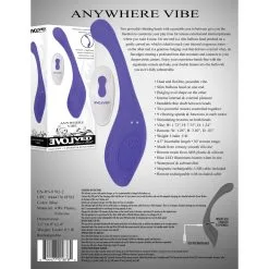 Evolved Double Stimulateur ANYWHERE VIBE 20cm -FÉMINITÉS boutique double stimulateur anywhere vibe 20cm 3