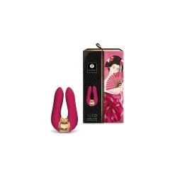 Double Stimulateur Intime Shunga AIKO Framboise -FÉMINITÉS boutique double stimulateur intime shunga aiko framboise 2