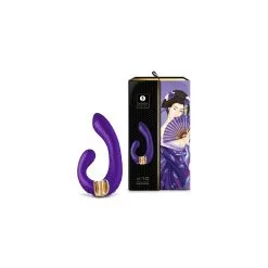 Double Stimulateur Intime Shunga MIYO Violet -FÉMINITÉS boutique double stimulateur intime shunga miyo violet 2