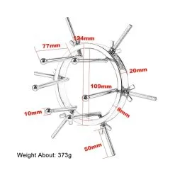 FUKR Écarteur Anal En Métal 9.5cm 18 FUKR Écarteur Anal En Métal 9.5cm -FÉMINITÉS boutique ecarteur anal en metal 95cm 8