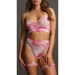 Le Desir Bliss Ensemble 2 Pièces Monica - Strass Offerts -FÉMINITÉS boutique ensemble 2 pieces dazzling rose 4