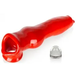 Oxballs Extenseur De Sexe FIDO COCK SHEATH 20 X 6cm Rouge -FÉMINITÉS boutique extenseur de sexe fido cock sheath 20 x 6cm rouge 2