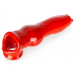 Oxballs Extenseur De Sexe FIDO COCK SHEATH 20 X 6cm Rouge -FÉMINITÉS boutique extenseur de sexe fido cock sheath 20 x 6cm rouge 6