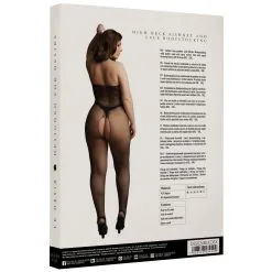 Le Desir Combinaison Ouverte Grande Taille Eryn - Noir -FÉMINITÉS boutique fishnet and lace bodystocking black osx 3