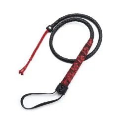 Correct Me Fouet Sm CHINESE DESIGN 90cm Noir-Rouge