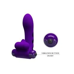 Gaine De Doigt Vibrante ORLANDO Pretty Love 9.5 X 2.6cm Violet -FÉMINITÉS boutique gaine de doigt vibrante orlando pretty love 95 x 26cm violet 8