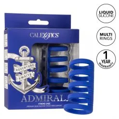 Gaine De Pénis 5 Cockrings XTREME CAGE Admiral 9cm -FÉMINITÉS boutique gaine de penis 5 cockrings xtreme cage admiral 9cm 4