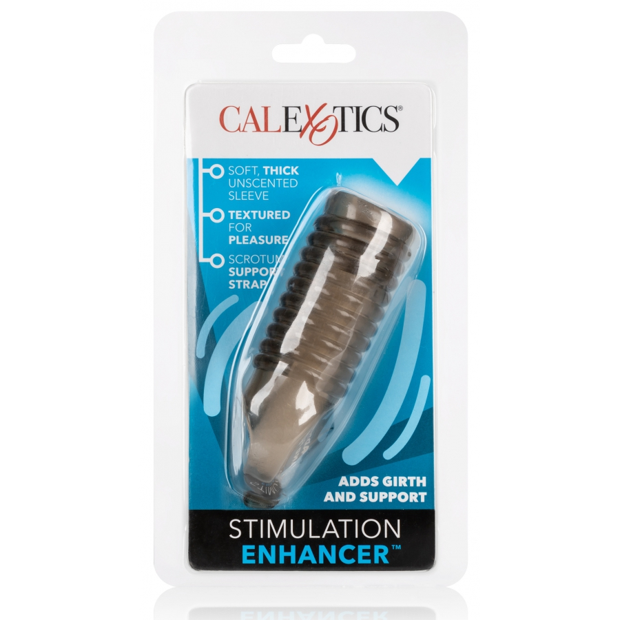 CalExotics Gaine De Pénis ENHANCER STIM 8 X3.5cm Noire 2 CalExotics Gaine De Pénis ENHANCER STIM 8 X3.5cm Noire – Image 2