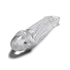 Gaine De Pénis MUSCLE COCKSHEATH Oxballs 24 X 5 Cm Transparent -FÉMINITÉS boutique gaine de penis muscle cocksheath oxballs 24 x 5 cm transparent 2